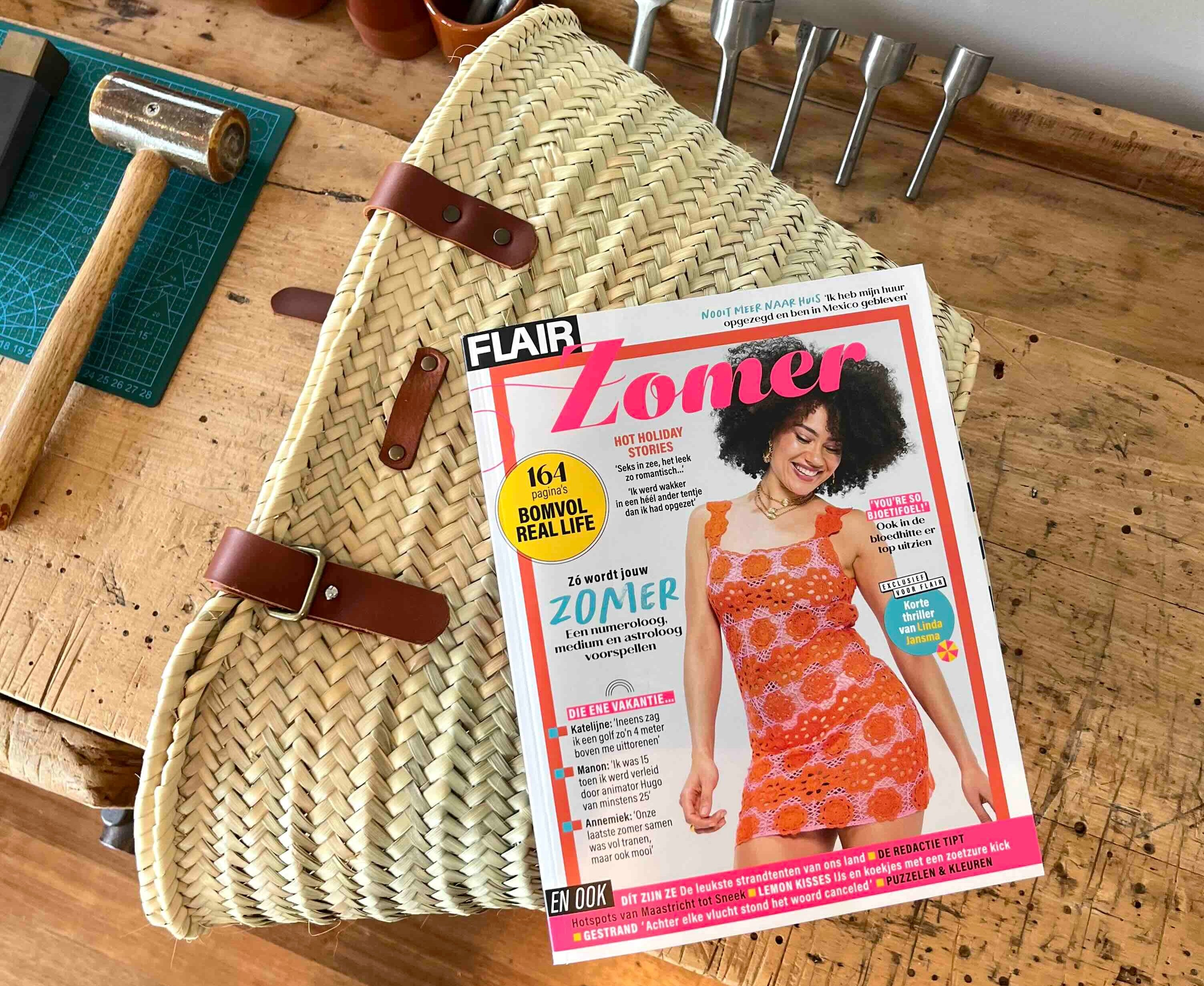 Rieten tassen van palmblad: dé duurzame zomeraccessoire