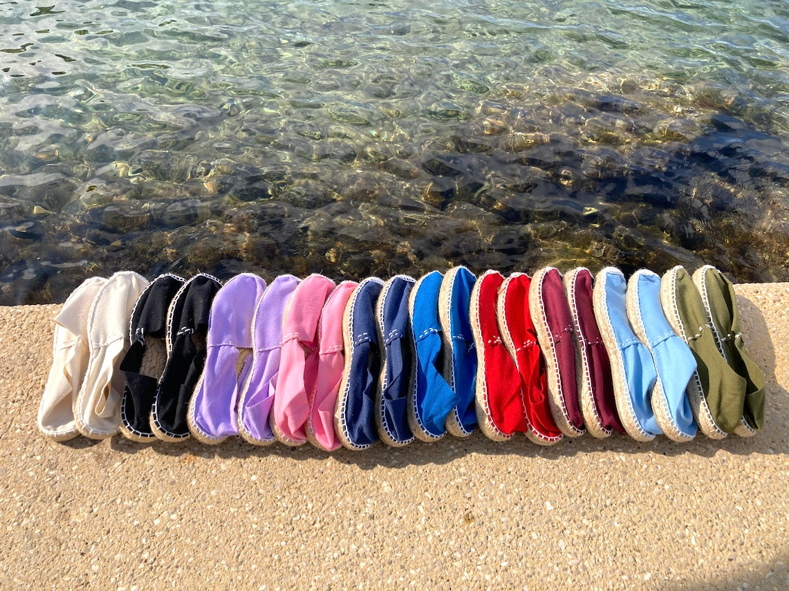 Handgemaakte authentieke Spaanse espadrilles van SA Design