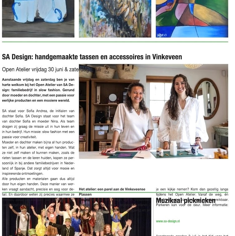 Artikel over SA Design in De Groene Venen