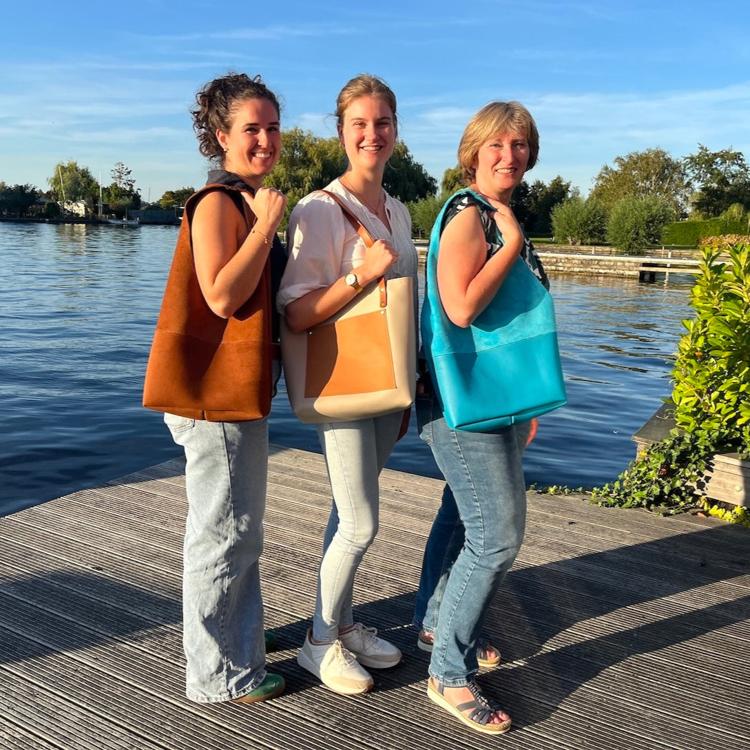 Leren shoppers op de steiger