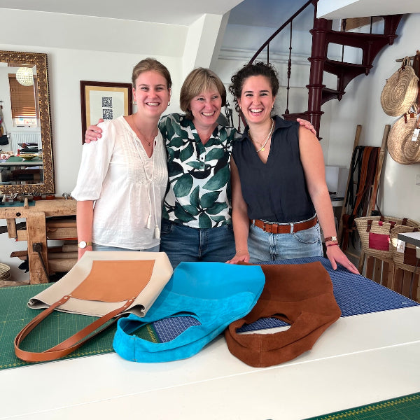 Cursisten uit de workshop leren shopper