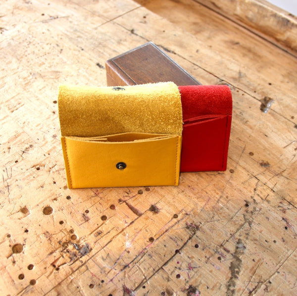 Binnenzijde van leren pasjeshouders